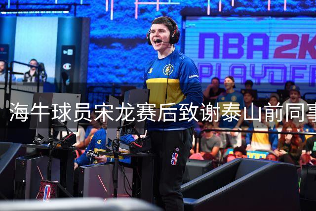 海牛球员宋龙赛后致谢泰山前同事